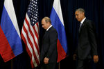 Встреча президента США Барака Обамы и российского президента Владимира Путина в рамках Генассамблеи ООН в Нью-Йорке