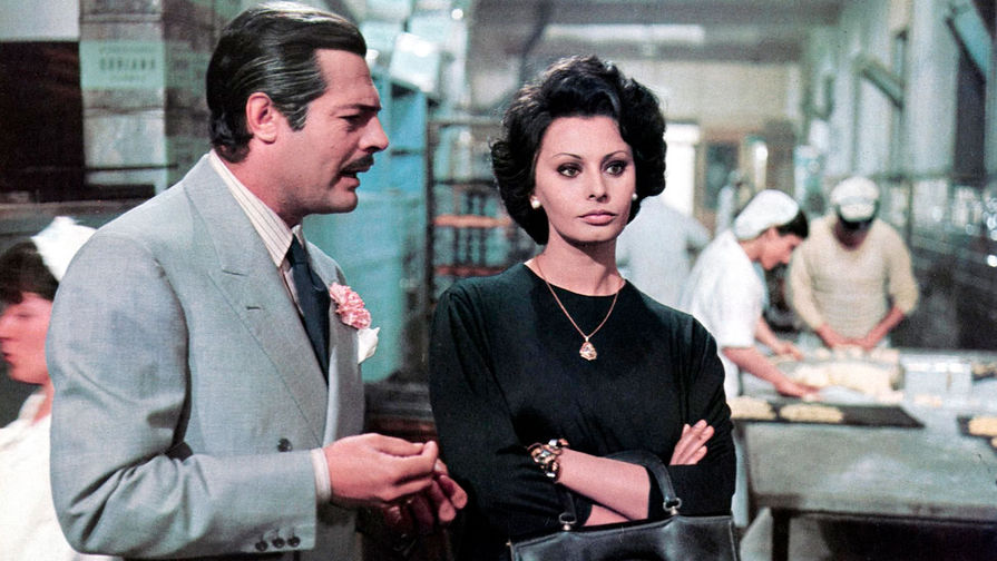 Софи Лорен и Марчелло Мастроянни в&nbsp;картине &laquo;Брак по-итальянски&raquo; (1964)