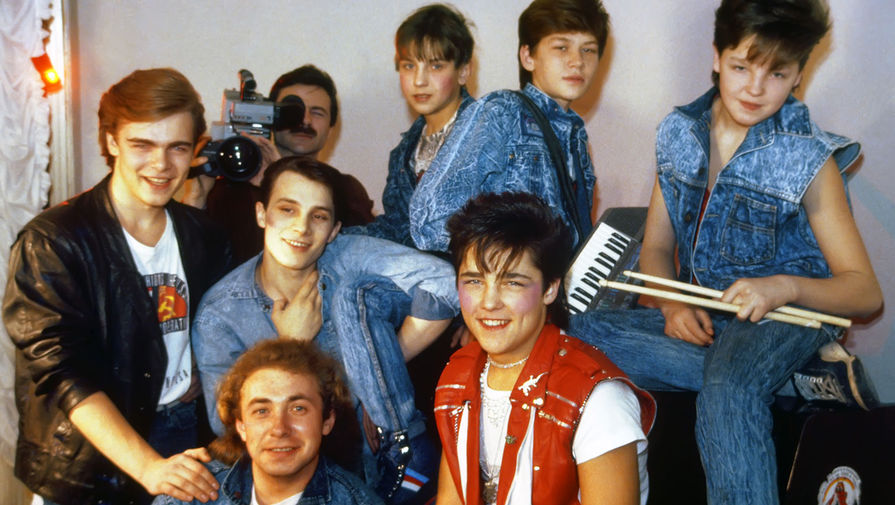 Александр Прико в составе музыкальной группы «Ласковый май», 1989 год