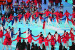 Парад атлетов на&nbsp;Национальном стадионе &laquo;Птичье гнездо&raquo;, 20&nbsp;февраля 2022&nbsp;года