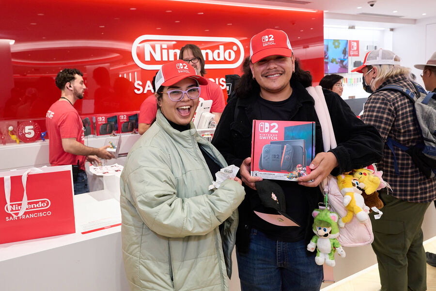 Во время старта продаж игровой консоли Nintendo Switch 2&nbsp;в&nbsp;Сан-Франциско 