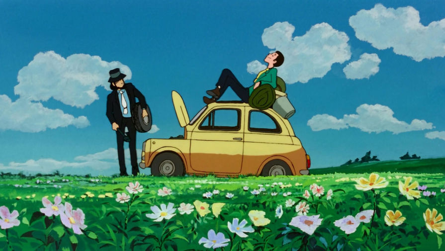 Кадр из&nbsp;мультсериала Хаяо Миядзаки &laquo;Люпен III&raquo; (1971 &ndash; 1972)
