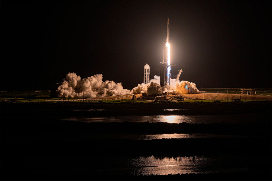 Запуск корабля SpaceX Crew Dragon Resilience в&nbsp;космос, 15&nbsp;сентября 2021&nbsp;года 