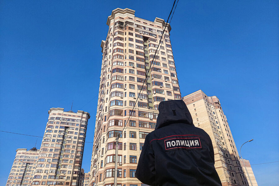Последствия попадания беспилотника в&nbsp;многоквартирный дом в&nbsp;Раменском, 11&nbsp;марта 2025&nbsp;года 