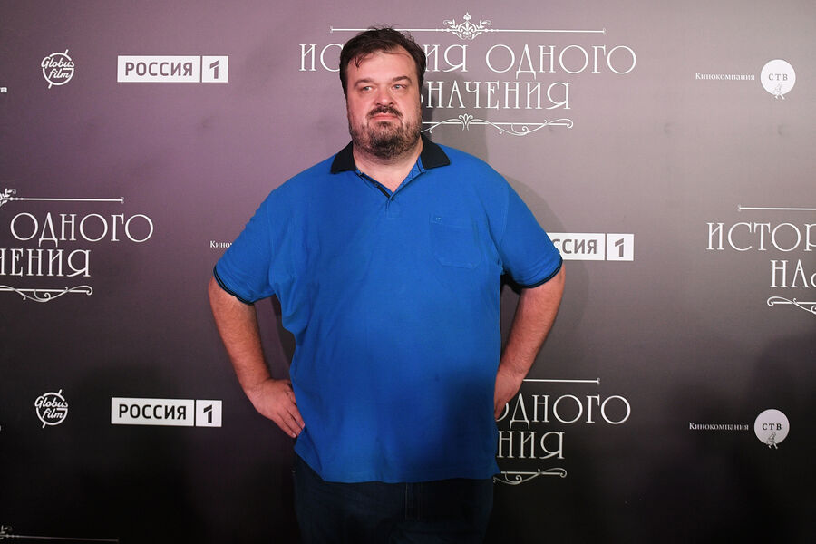 Спортивный комментатор Василий Уткин на&nbsp;премьере фильма режиссера Авдотьи Смирновой &laquo;История одного назначения&raquo; в&nbsp;кинотеатре «Каро 11&nbsp;Октябрь» в&nbsp;Москве, 2018&nbsp;год