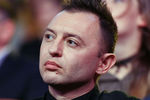 Актер Роман Билык (Зверь), получивший приз в номинации «Открытие года» за фильм «Лето», на XXXII церемонии вручения кинематографической премии «Ника»