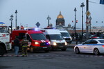 Последствия взрыва в кафе «Стрит-бар» на Университетской набережной в Санкт-Петербурге, 2 апреля 2023 года