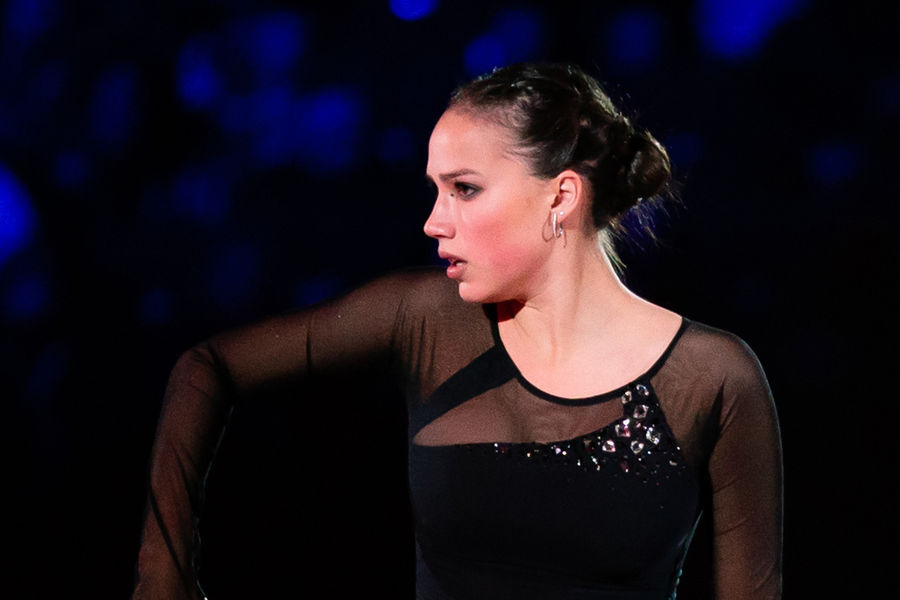 Алина Загитова на&nbsp;показательных выступлениях чемпионата России &mdash; 2022