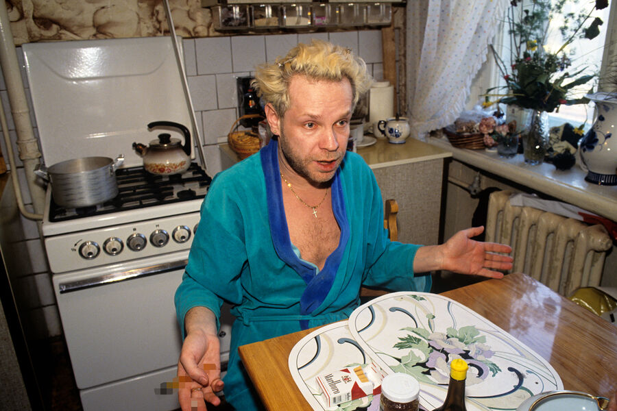 Борис Моисеев у&nbsp;себя дома, 1996&nbsp;год