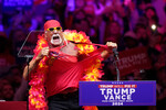 Халк Хоган на митинге в поддержку Трампа, 2024 год