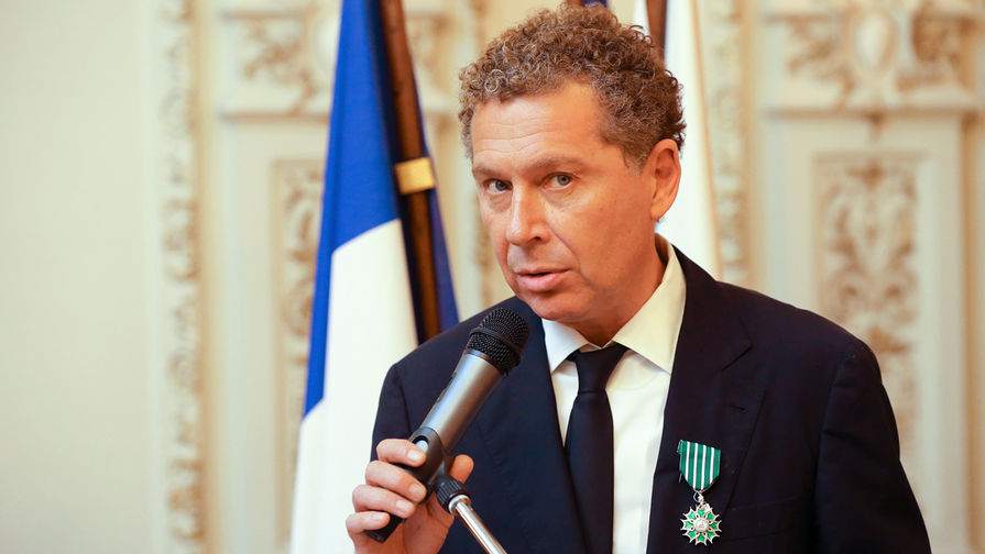 Александр Мамут в резиденции посла Французской республики в России, 23 октября 2018 года