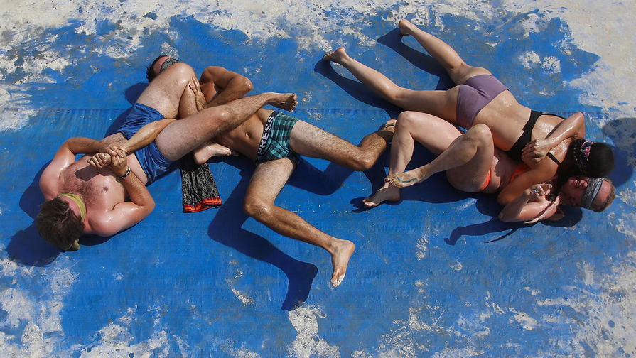 Ежегодный фестиваль Burning Man в пустыне Блэк-Рок