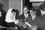 Владислав Крапивин во время церемонии бракосочетания с супругой Ириной, 1964 год