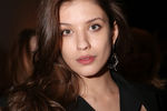 Аня Чиповская на выставке фотографий Карла Лагерфельда и Карин Ройтфельд The Little Black Jacket в Центре Дизайна Artplay, 2012 год
