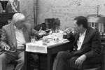 Юрий Любимов и Валерий Золотухин. 1993г.
