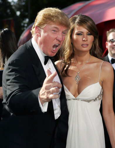 Дональд и Меланья Трамп на телевизионной премии «Эмми», 2004 год
