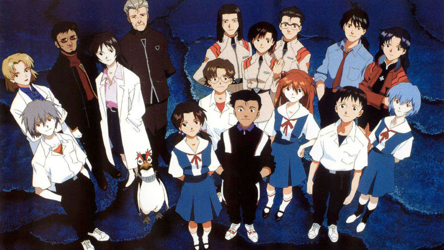 Кадр из японского анимационного сериала «Евангелион» (1995-1997)