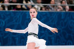Ксения Синицына выступает в произвольной программе на чемпионате России — 2022