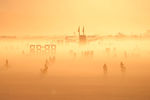 Ежегодный фестиваль Burning Man в пустыне Блэк-Рок
