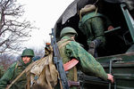 Военнослужащие Народной милиции ДНР покидают свои позиции у села Петровское
