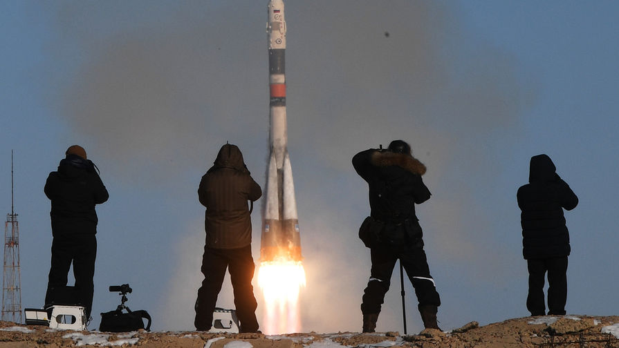 Пуск ракеты-носителя &laquo;Союз-ФГ&raquo; с&nbsp;транспортным пилотируемым кораблем &laquo;Союз МС-07&raquo; с&nbsp;космодрома &laquo;Байконур&raquo;
