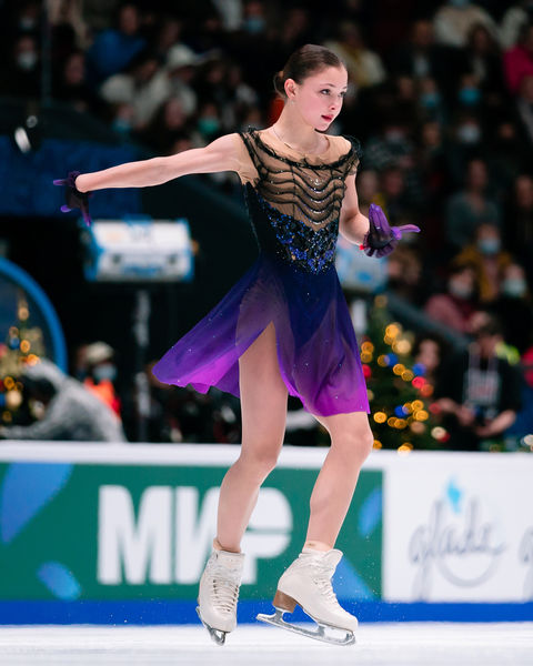 Софья Самоделкина выступает в&nbsp;произвольной программе на&nbsp;чемпионате России &mdash; 2022