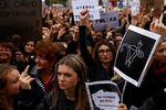 Митинг против запрета абортов в центре Варшавы
