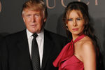 Дональд и Меланья Трамп в Нью-Йорке, 2008 год