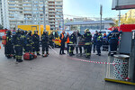 Обстановка у станции метро «Печатники» после инцидента с поездами, 11 октября 2023 года 