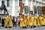 Крестный ход в честь дня перенесения мощей Александра Невского в Санкт-Петербурге, 12 сентября 2017 года