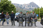 Полиция блокирует дороги в&nbsp;Таормину во время демонстрации против саммита G7 в&nbsp;Джардини-Наксос, Сицилия, Италия, 27&nbsp;мая, 2017