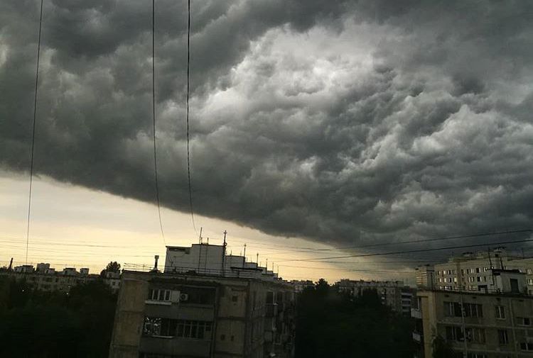 Во время непогоды в&nbsp;Москве, 15 августа 2018 года