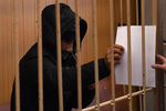 Подозреваемый в хулиганстве Омар Омаров в Тверском суде Москвы, 10 января 2017 года