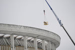 На месте обрушения в СКК в Санкт-Петербурге, 31 января 2020 года