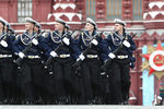 Военнослужащие парадных расчетов во время парада, посвященного 76-й годовщине Победы в Великой Отечественной войне, на Красной площади, 9 мая 2021 года
