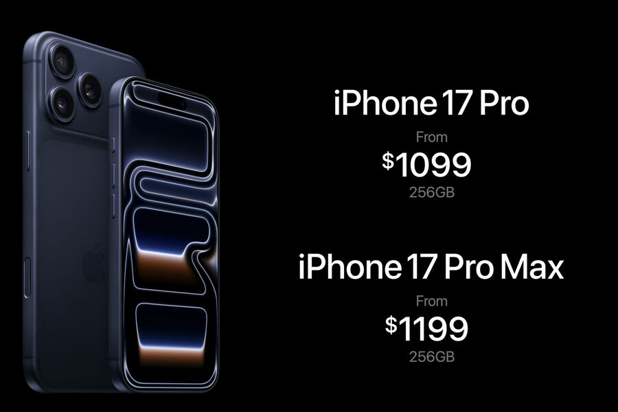 Цена на&nbsp;iPhone 17&nbsp;Pro и iPhone 17&nbsp;MAX в&nbsp;США