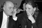 Станислав Говорухин и актриса Людмила Зайцева в ресторане «Славянский базар», 1992 год