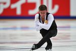 Гордей Горшков (Россия) во время выступления в короткой программе 