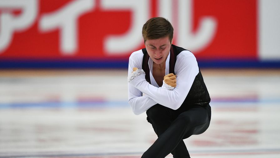 Гордей Горшков (Россия) во время выступления в короткой программе