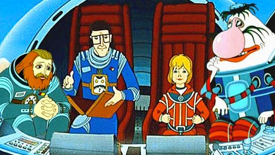 Кадр из&nbsp;мультфильма &laquo;Тайна третьей планеты&raquo; (1981) 