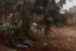 Скриншот видео сбитого Су-25 в Сирии