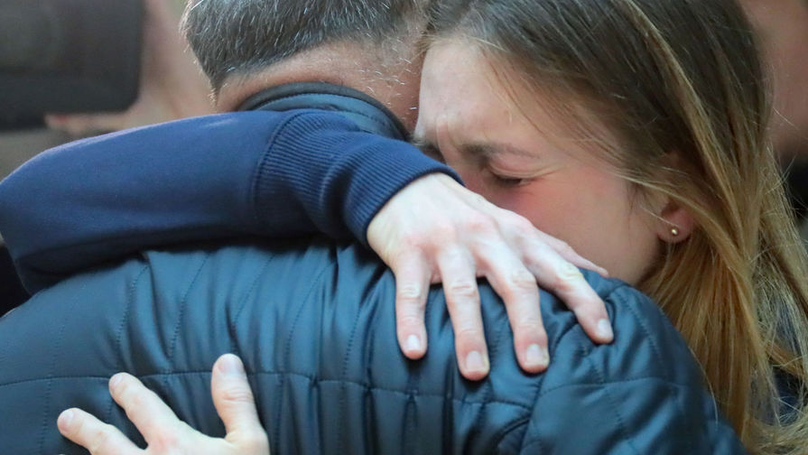 Мария Бутина с отцом Валерием Бутиным в Москве, 26 октября 2019 года