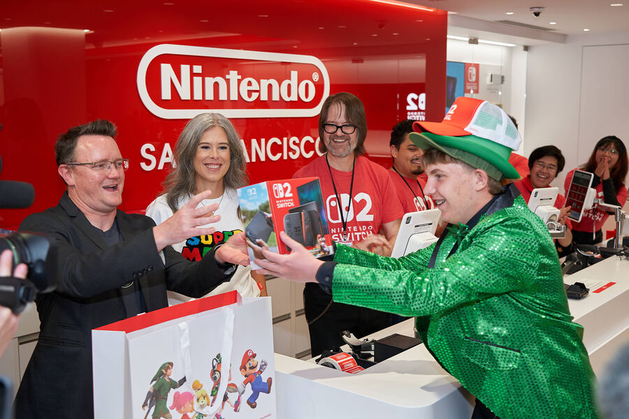 Во время старта продаж игровой консоли Nintendo Switch 2&nbsp;в&nbsp;Сан-Франциско 
