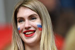 Российская болельщица на матче Кубка конфедераций-2017 по футболу между сборными России и Португалии