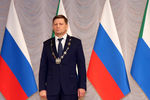 Губернатор Хабаровского края Сергей Фургал на церемонии инаугурации, 2018 год