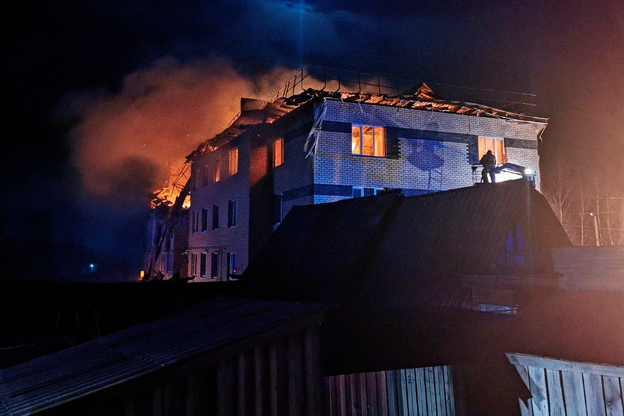 Последствия взрыва в&nbsp;жилом доме в&nbsp;селе Маргуша Дальнеконстантиновского района Нижегородской области в&nbsp;ночь на&nbsp;20 апреля 2021&nbsp;года