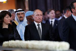 Президент России Владимир Путин на прощании с бывшим президентом Франции Жаком Шираком, 30 сентября 2019 года