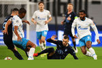 Во время матча группового этапа Лиги Чемпионов УЕФА сезона 2020/21 между ФК «Зенит» (Санкт-Петербург, Россия) и ФК «Мальмё» (Мальмё, Швеция), 29 сентября 2021 года