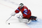 Голкипер сборной России Андрей Макаров