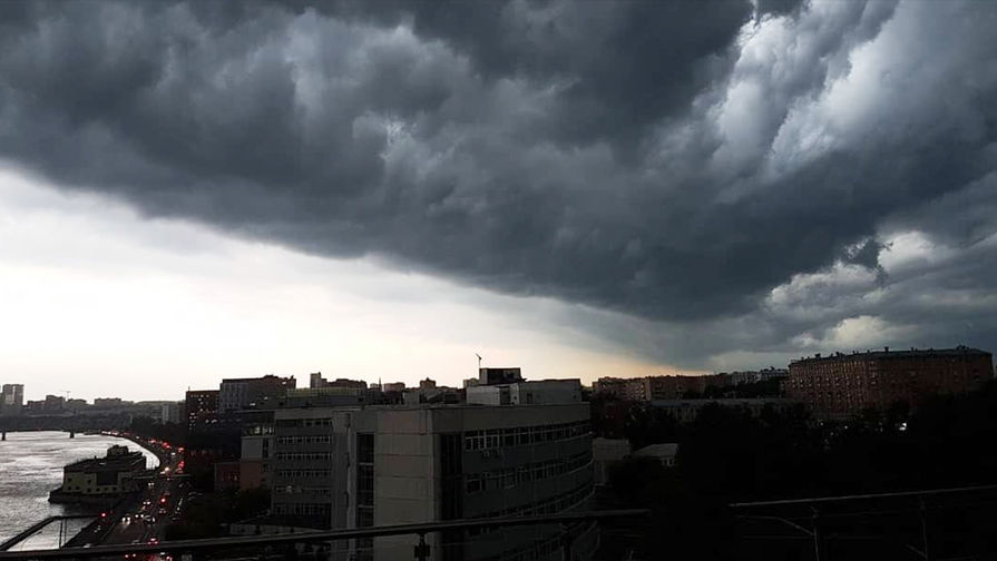 Во время непогоды в&nbsp;Москве, 15 августа 2018 года